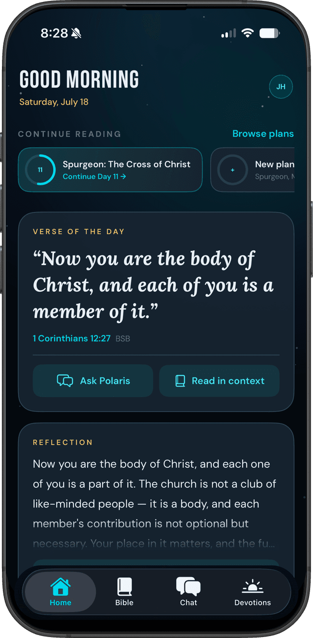 Polaris Bible iOS app