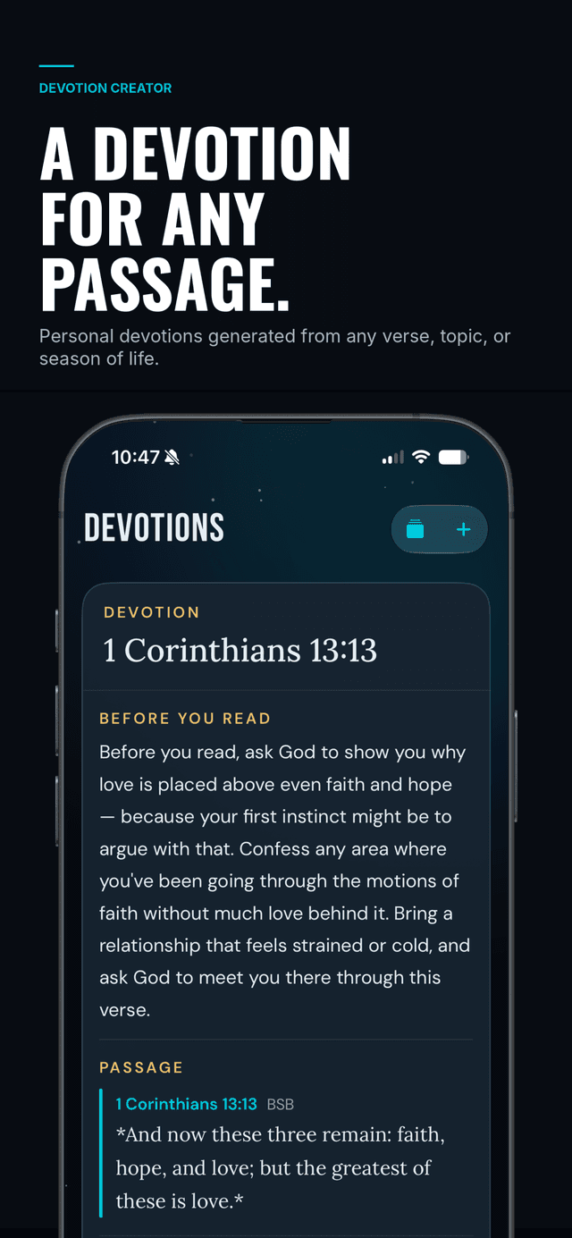 Devotions for any passage