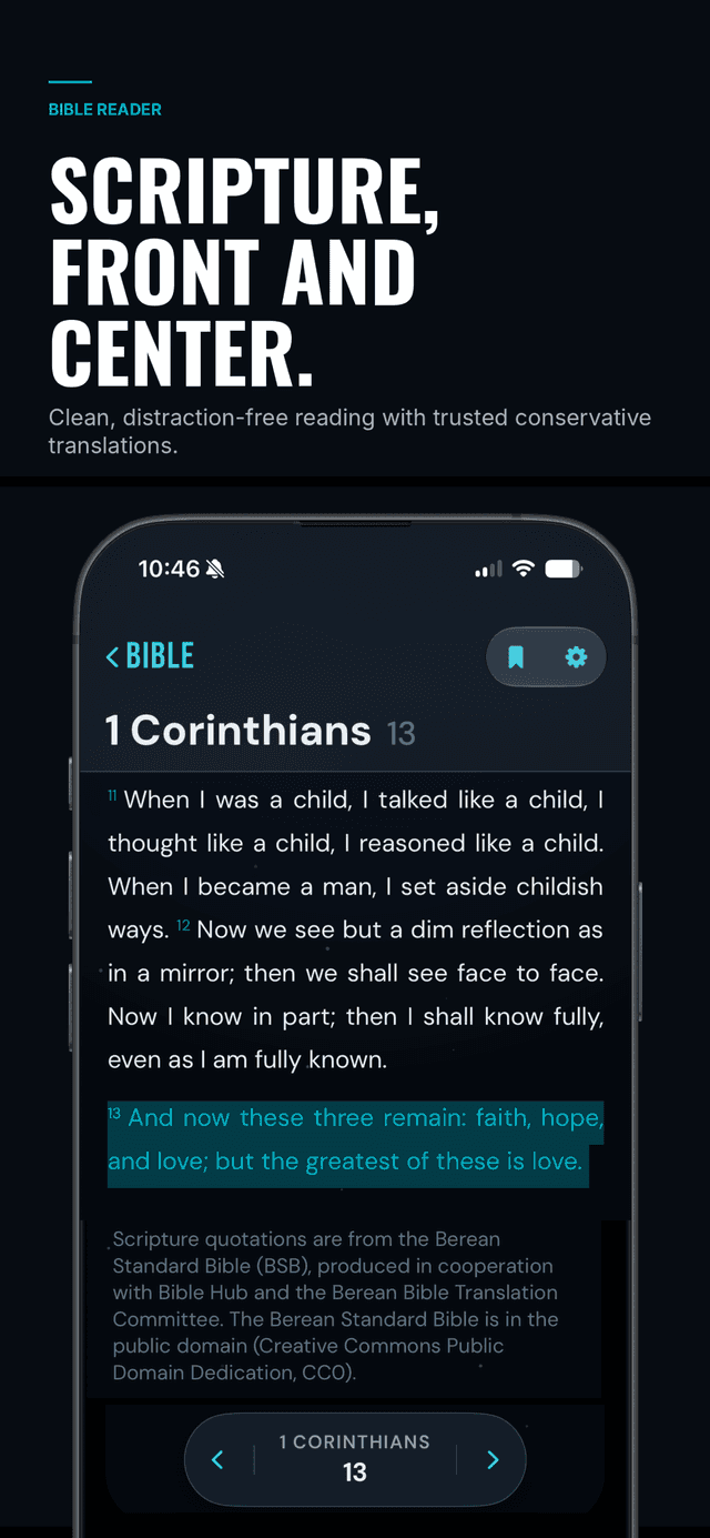 Scripture first
